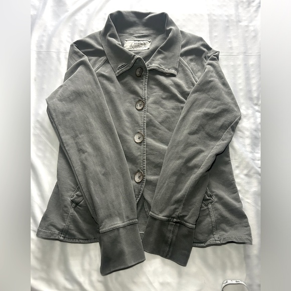 prAna Women’s Organic Cotton Button-Up Blazer Jacket, Size XL - Picture 10 of 15